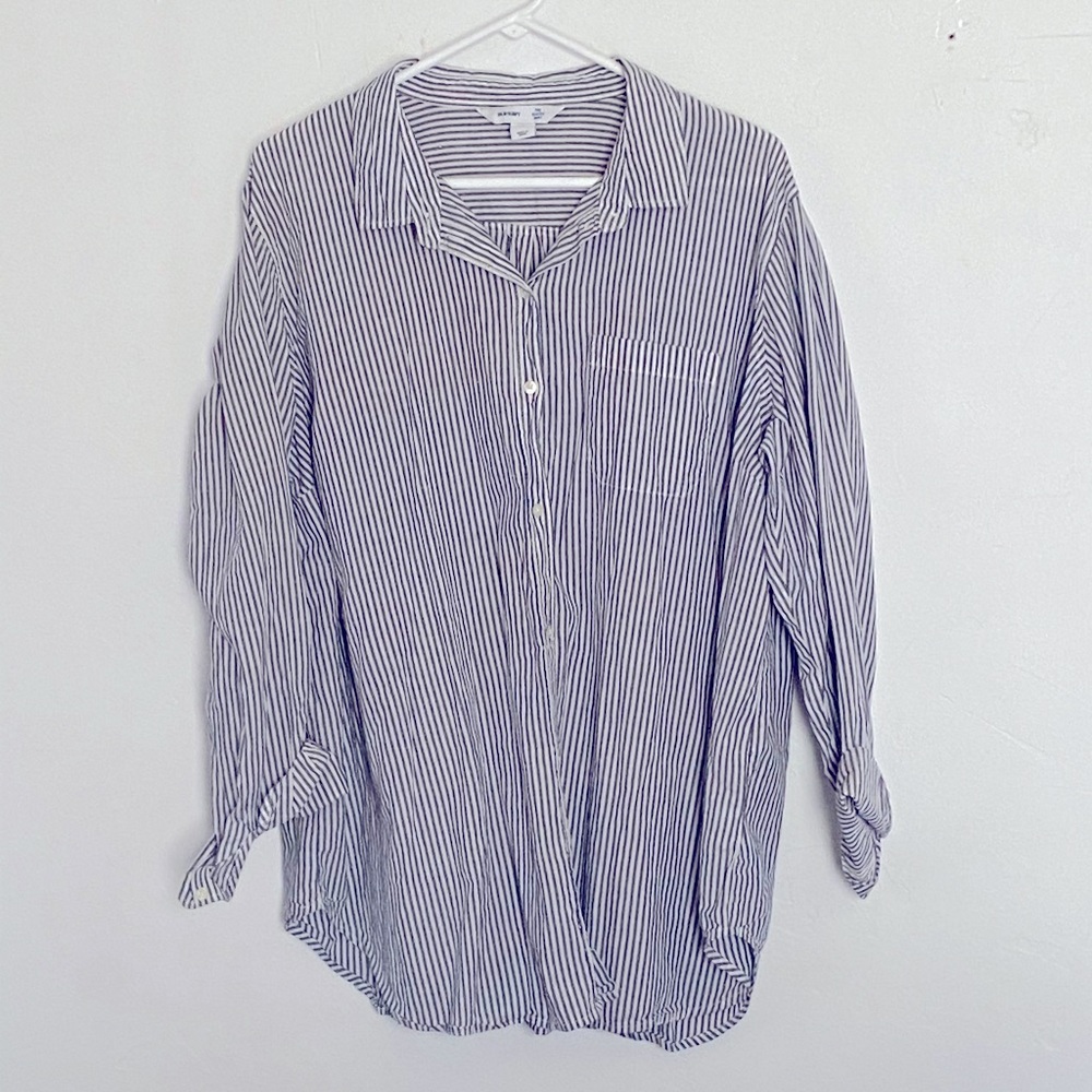 Old Navy Striped Button Down
